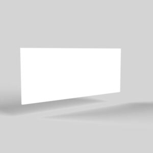 Premium Blank Deco Cards - 1/4 inch CARB2 Compliant MDF, Melamine Two-Sided, Pack of 20